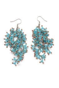 Bead Coral Earrings